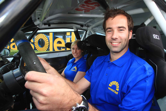 VACANSOLEIL Rally Sport Timo van der Marel en Rebecca Smart podium in de RACC Rally de Espana